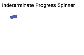 Indeterminate Progress Spinner