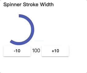 Progress Spinner Diameter